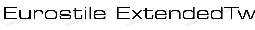 Eurostile ExtendedTw字体转换